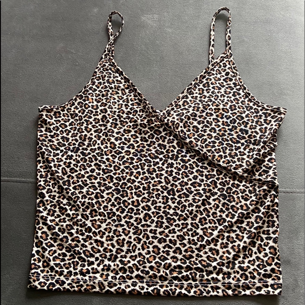 Urban outfitters cheetah print cropped tank - Picture 1 of 3